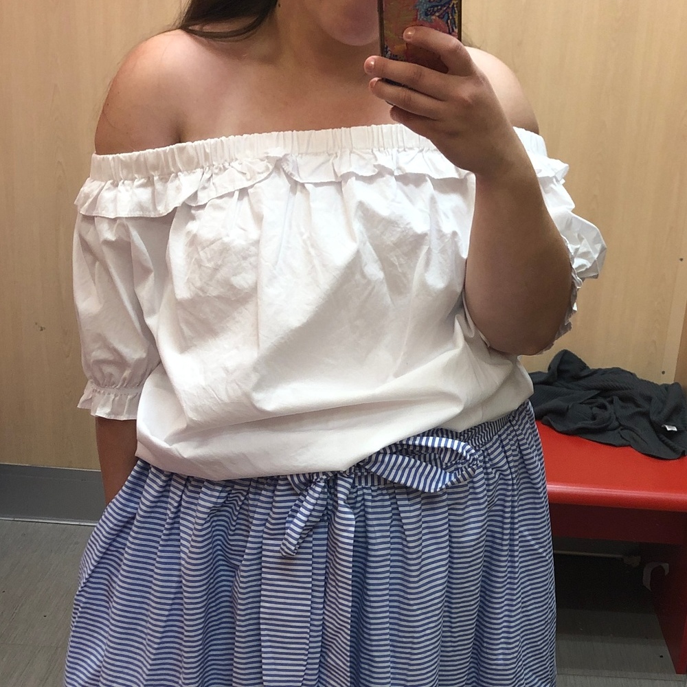 NWT Vineyard Vines Target off shoulder top 3X O31